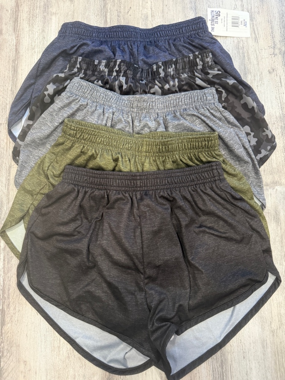 Men’s Soffe Silkies Shorts - Small - Black, Olive, Gray, Navy, Camouflage